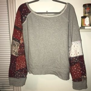 Free People Oversized Sweatshirt